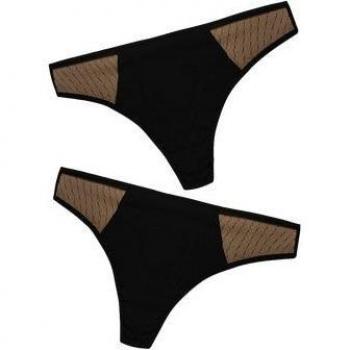 Anaissa - Pack de 2 tangas menstruales de algodón flujo ligero, Olivia
