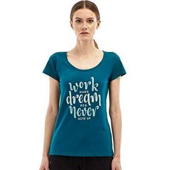 Bio-Baumwolle T-Shirt für Damen – Shine Green – Medium (Größe M)