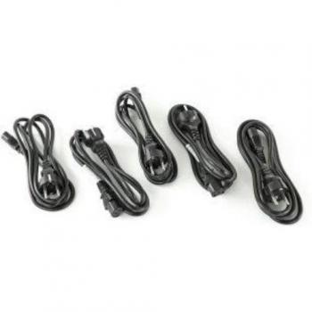 Zebra 3-poliges Stromkabel 5er-Pack
