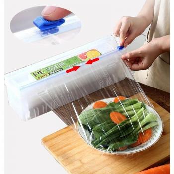 Plastic folie dispenser