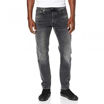 G-Star Raw Džínsy 3301 51001-B479 A800 Sivo-čierna štíhla kúpa