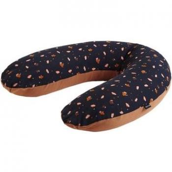 Coussin de grossesse Candide jersey fleurs/cassonade