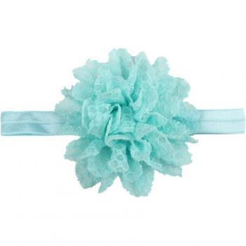 Newborn Girl's Lace Flower Mesh Headband - 1 Piece Hair Accessory
