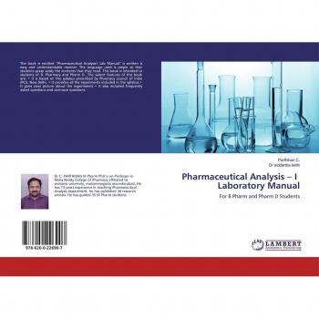 Pharmaceutical Analysis I Laboratory Manual