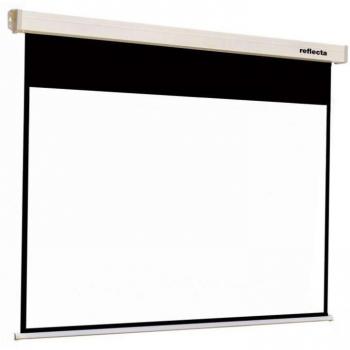 Reflecta Crystal‑Line Motor RC lux 240x188 (230×143 cm) 16:10 – Schwarze Rückseite & Rahmen – Leinwand, Schwarz