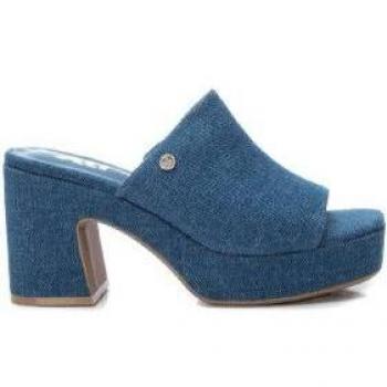 Sandalias Xti 142765 para mujer en azul - Altura de tacón 7 cm