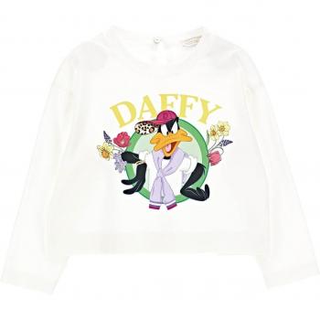 Monnalisa T-Shirt Bambino colore Panna Taglia 6