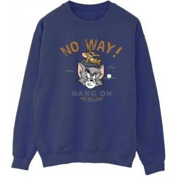 Sudadera de Golf Tom y Jerry para dama Hang On XL Negra