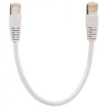 Cavo di Rete Grigio RJ-45 S/FTP Cat5e 0,23 m