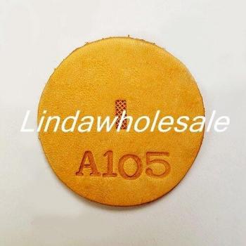 Leder Carving Druck Werkzeug Gittermuster A105