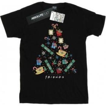 T-shirt enfant Friends Noël BI19053 Noir