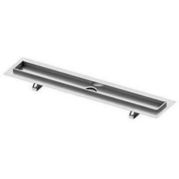 Tece TECEdrainline - Canalina doccia 70 cm, con nastro di tenuta Seal System, acciaio inox 600700