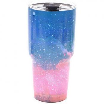 30oz Crystal Clear Stainless Steel Coffee Cup