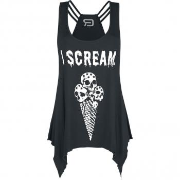 Top I scream - RED by EMP - nero - S a XXL - Donna