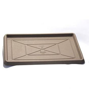 Sottovaso Rettangolare in Resina Tortora 120 cm
