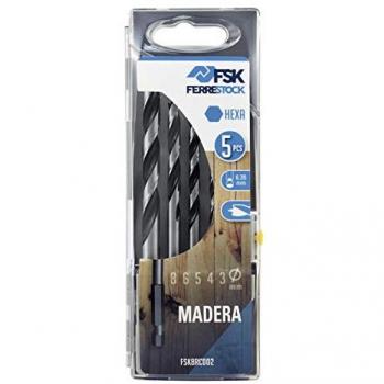 Ferrestock Punte da Trapano Legno Esagonale 3–8 mm