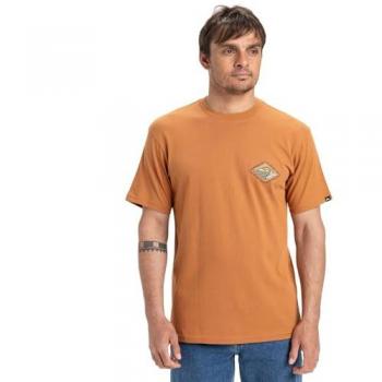 Quiksilver Orange Evo Future Islands Backprint Shirt