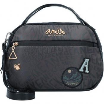 Anekke Henkeltasche in Naturholz‑Farbton