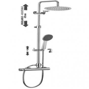 PAFFONI - Colonna doccia regolabile Mini Master ZCOL686SK2CR Cromato - Metallo