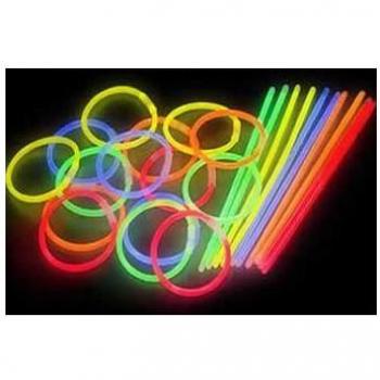 Pulseras Flúor Brillantes en la Oscuridad
