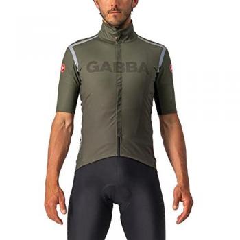 Maglia Castelli Gabba RoS Rosso Corsa Edizione Speciale GORE-TEX INFINIUM™ manica corta verde scuro - XL