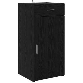 Armadio servizio in quercia nera 42,5 × 40 × 93 cm (legno costruito)