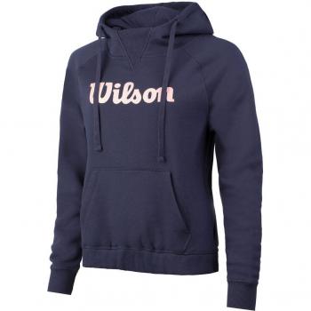 Wilson Damen Hoodie Script in Blau Größe XL