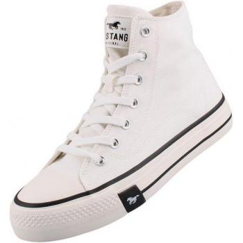 Mustang Damenschuhe Sneaker Low 1482501/1 – Weiß Freizeit