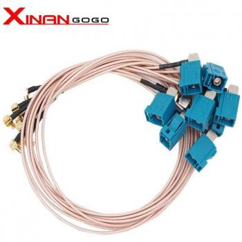 Right Angle Fakra Z to MCX Male RF Cable