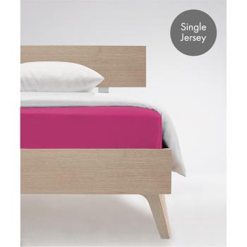 Spannbettlaken Jenny C Mako-Jersey – Feinfadige Textur, 23 cm‑Matratzenfit