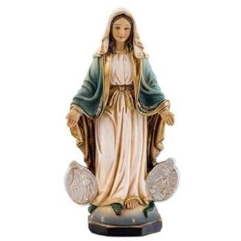 Virgen Milagrosa con Medallas 13 cm