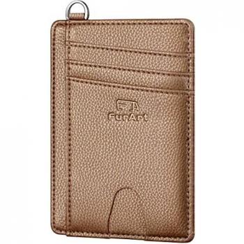 FurArt Billetera delgada para tarjetas de crédito