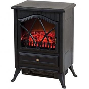 Aquarius Electric Fireplace 1850W Log Burn Flame Effect