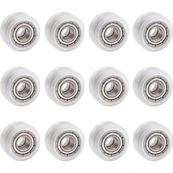 SIMAX3D Openbuilds CNC Clear Polycarbonate POM Pulley Wheel with 625ZZ Bearing for Creality CR-10, CR-10S, S4, S5 Ender 3 Pro