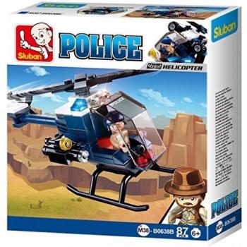Kit de construction Sluban Hélicoptère Police M38‑B0638B