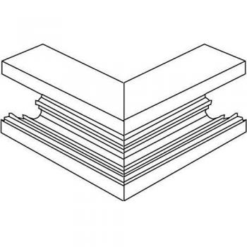 Canale Parapetti BS 6,60 cm Angolo Esterno HKL