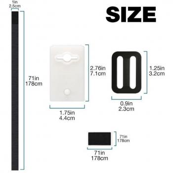 Swimming Pool Cover Attachment Straps - 8 Pack