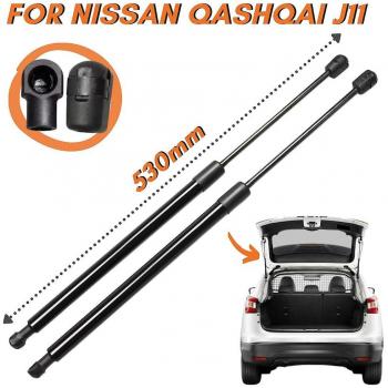Amortiguadores de maletero Nissan Qashqai J11 (2014-2022) - Paquete de 2, Negro