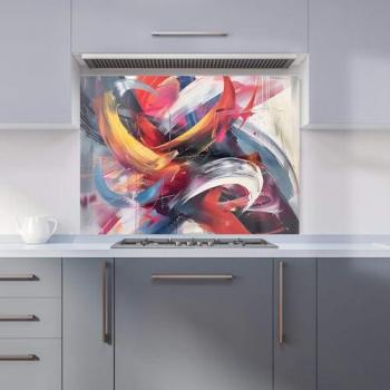 Designer SwirlSplash Kitchen Back