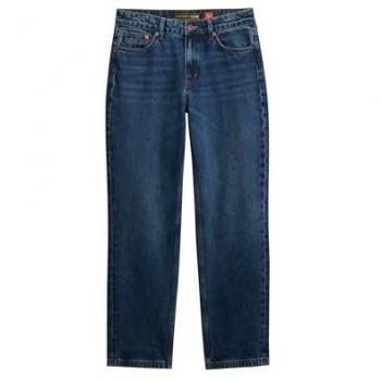 Jeans Rectos Superdry Cintura Media Mujer
