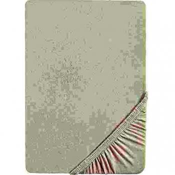 Drap-housse jersey Biberna blanc 180-200 x 200 cm