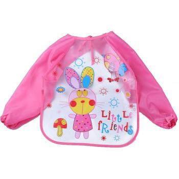 Kids Long Sleeve Waterproof Feeding Smock