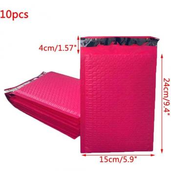 Teal Poly Bubble Mailers - 10 Pcs Self-Sealing Padded Envelopes