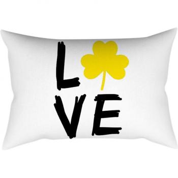Yellow Pineapple Leaf Sofa Cushion Cover 30x50cm