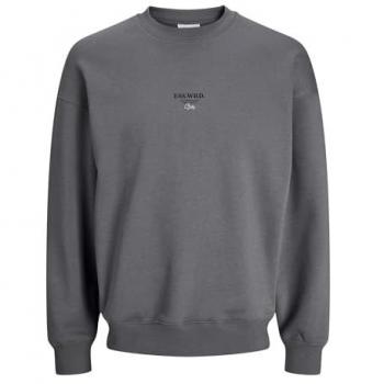 Jack & Jones Herren-Crew Sweatshirt JJEURBAN EDGE STUDIO NOOS – XL – Grauer Farbton Castlerock