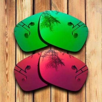 100% Precision Cut Green Mirrored Polarized Replacement Lenses for SPY Optic Discord Sunglasses