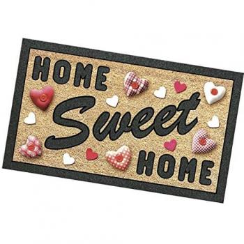 Tapis d'Entrée Nettoyable en Gomme Souple 40x70 cm