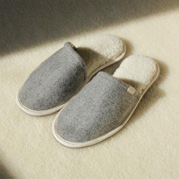Caussün Chevrons Grey Slip-Ons