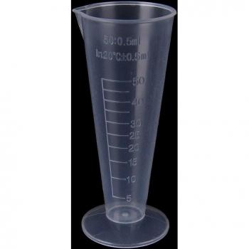 50ml Clear Plastic Triangle Measuring Cup