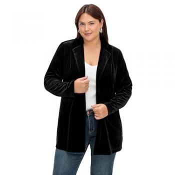 Blazer Clásico SHEEGO en Negro